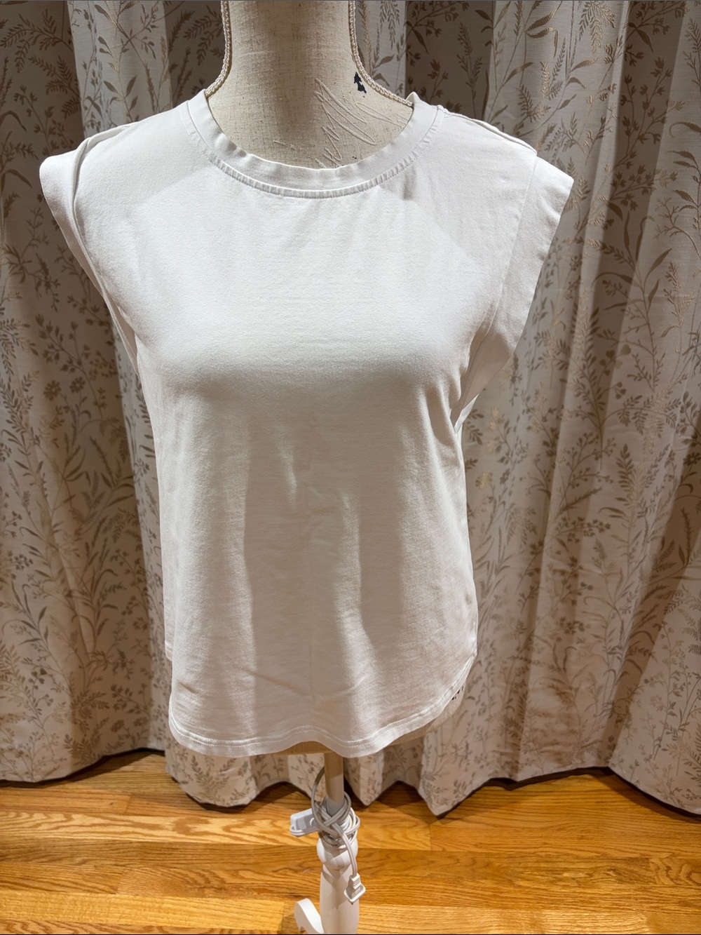 White Sleeveless Top size small